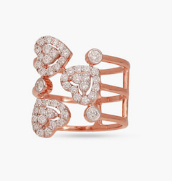 The Heart Layered Ring